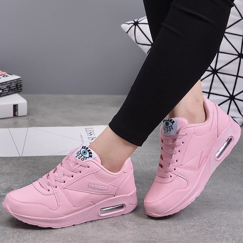 MWY Winter Fashion Women Casual Shoes Leather Platform Shoes Women Sneakers Ladies White Trainers Light Weight Chaussure Femme