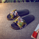 Forest Bamboo Shoes Woman Badslippers Summer Indoor Slippers Zapatos De Mujer Beach Flip Flops Bathroom Home Slippers