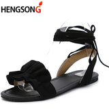 Woman Shoes Summer Cross Bandage Sandals Flats Lace-up Ankle Strap Sandalias Mujer Women's Shoes Sandalias Mujer 2019